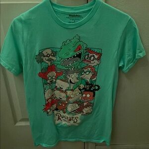 Nickelodeon Green Short Sleeve Tees
